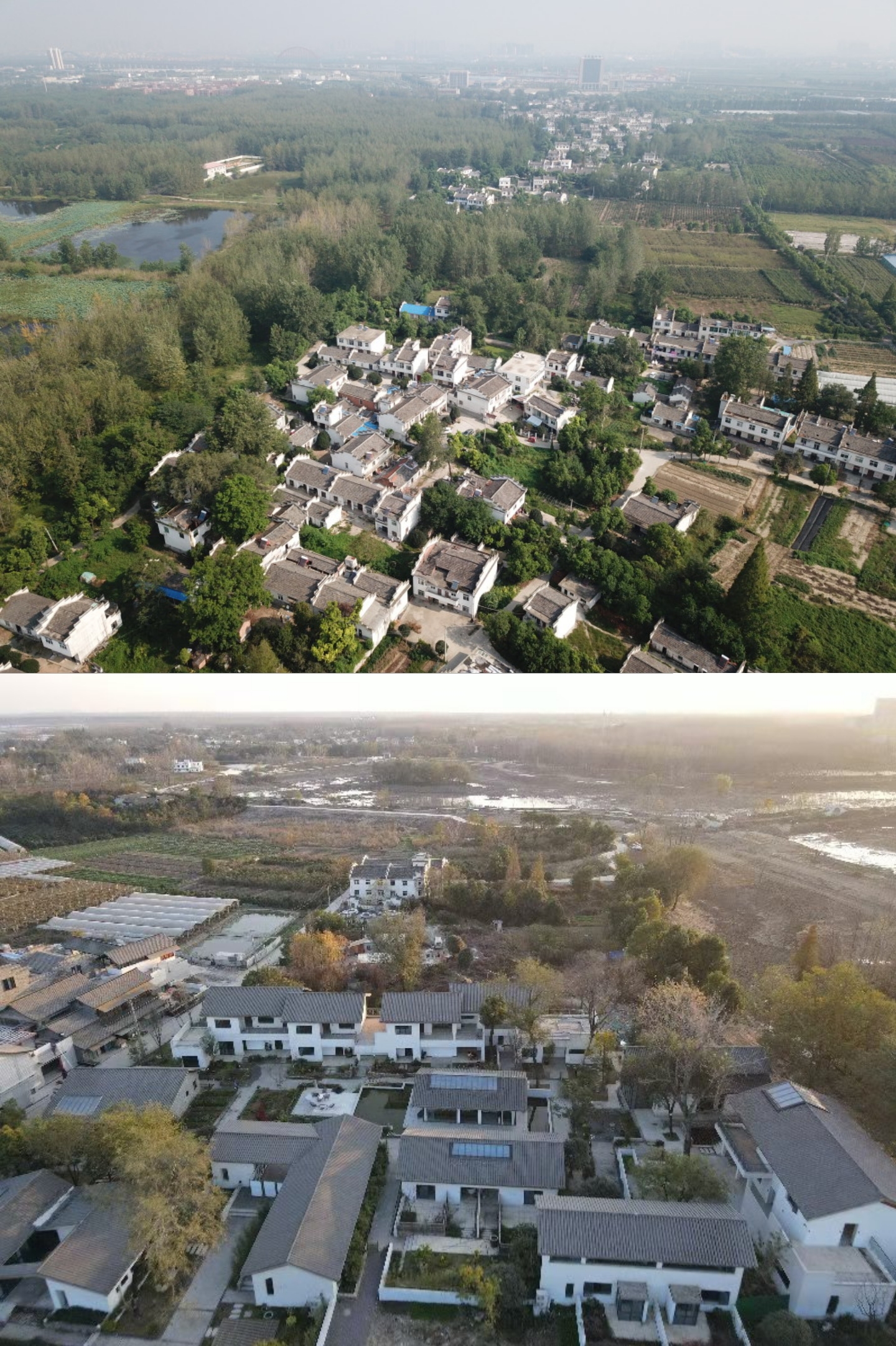 民宿区前后对比