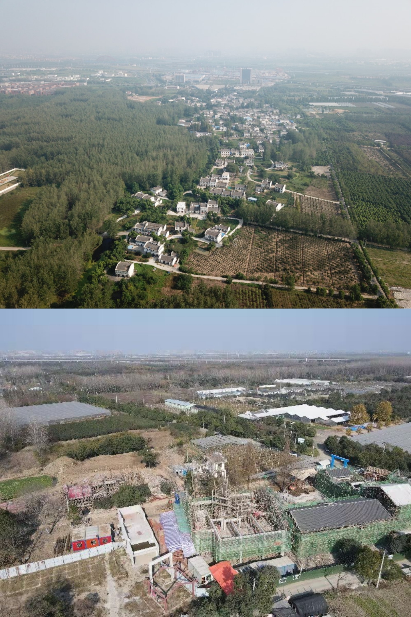 民俗街前后对比